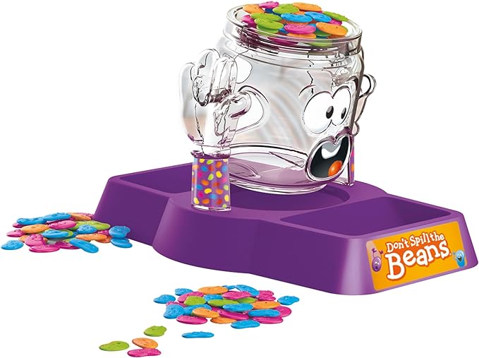Hasbro Gaming Don't Spill The Beans Game for Kids, Easy and Fun Balancing Game for Children Ages 3 and Up, Preschool Games for 2 Players, Kids Board Games