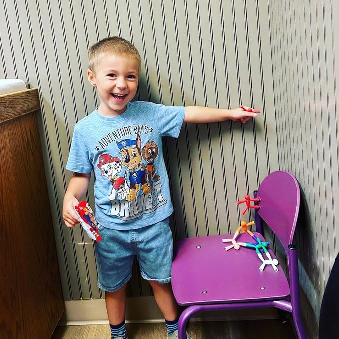 MAGMEN Magnetic Classic and Upgraded Strength Multipurpose Travel Toys for Toddler, Stretchy, Fun, Creative and Educational Fidget Toys for Kids and Adults Ages 3 and Up - Pack of 40 Mixed Set