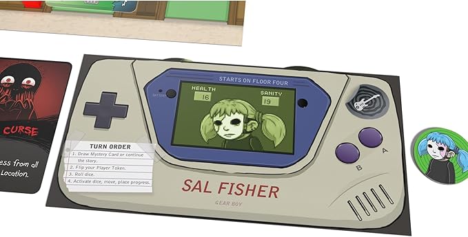 Sally Face: Strange Nightmares - Cooperative Board Game, Based On The Video Game, Officially Licensed, Ages 13+, 1-5 Players, 45 Min