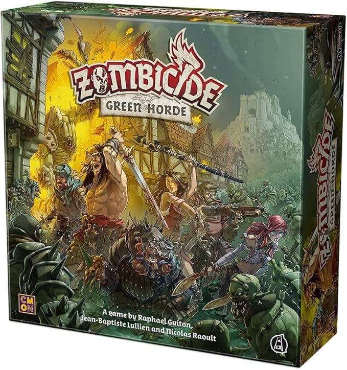 Zombicide Green Horde Board Game (Base) | Strategy Cooperative Game for Teens and Adults | Zombie Board Game | Ages 14+ | 1-6 Players | Avg. Playtime 1 Hour | Made by CMON