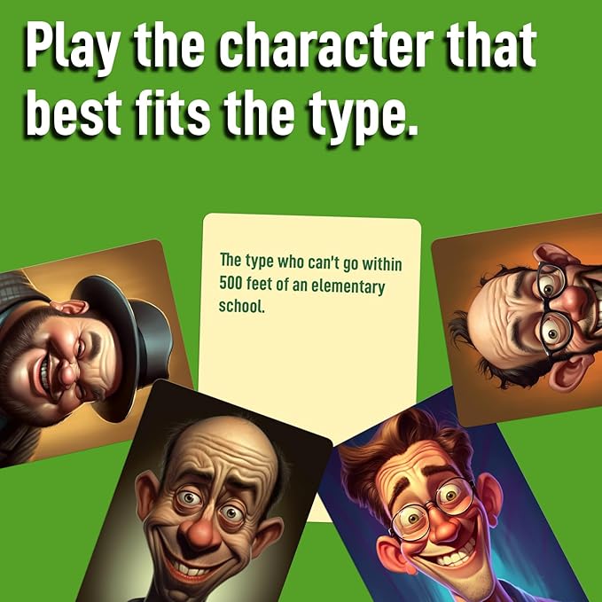 Typecast – Profiling with a Punchline – The Hilariously Edgy Adult Party Game of Stereotypes & Social Judgment