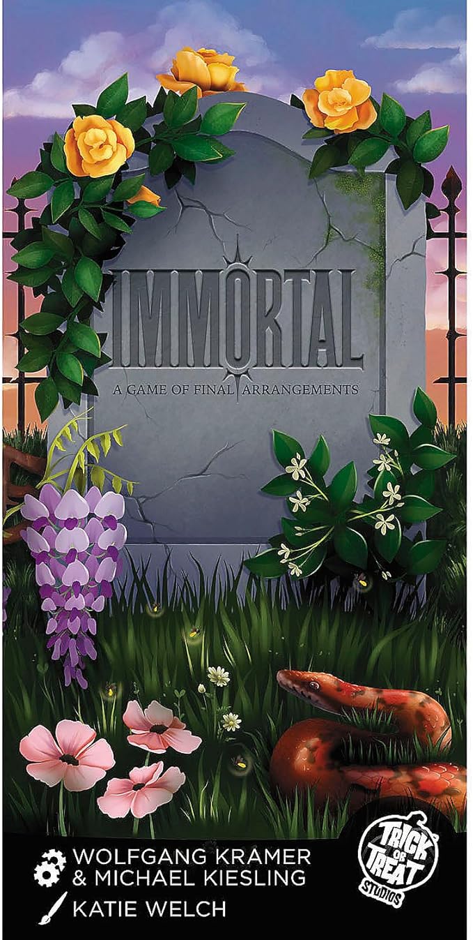 Trick Or Treat Studios, Immortal - Strategy Tile-Placement Board Game - for 2 to 6 Players Ages 14+