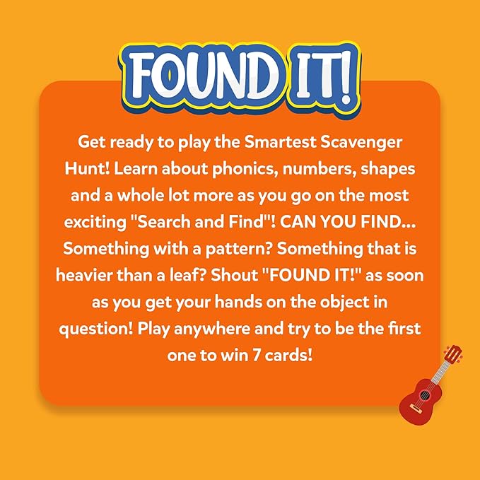 Skillmatics Indoor & Outdoor Scavenger Hunt Card Game - Found It, Learning Toys, Educational, Gifts for Kids, Boys, Girls and Families, for Ages 4, 5, 6, 7, Perfect for Home, School, Playdates