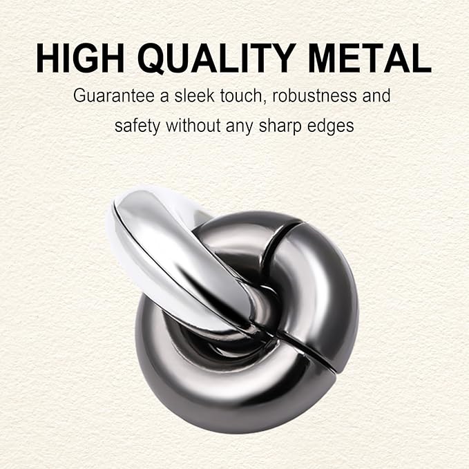12 PCS Brain Teaser Puzzles Metal Puzzle Logic Metal Puzzle for Adult Lock Puzzles Gift for Adults Teenagers Kids