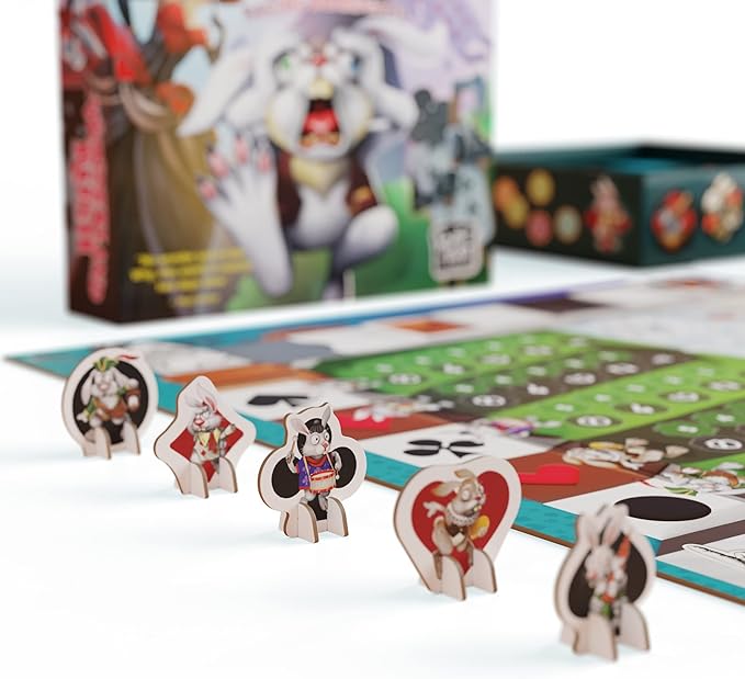 Wonderland Rush | Family Board Game | Board Game for Adults and Children | Adventure Board Game | Ages 8+ | for 2 to 4 Players | Average Playtime 30 Minutes