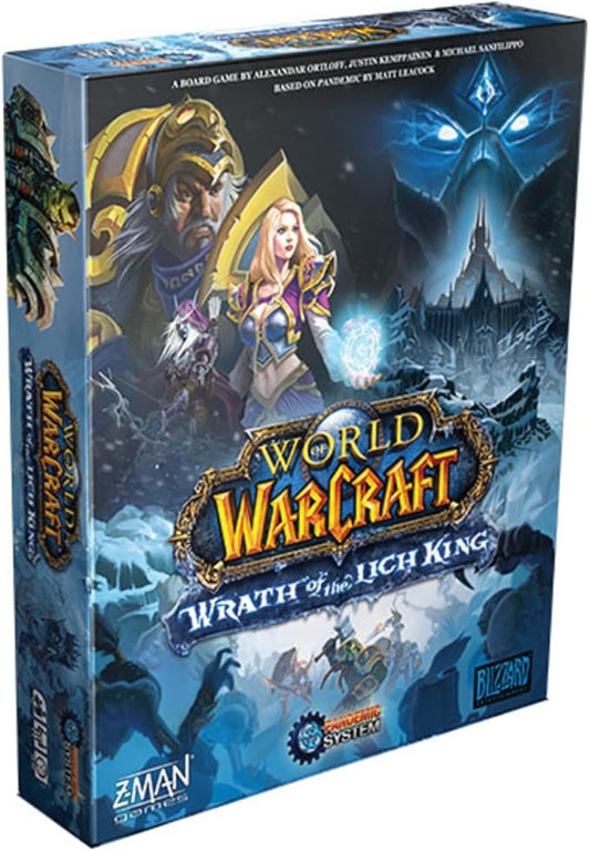 Pandemic World of Warcraft Wrath of The Lich King | Strategy Game | Cooperative Board Game for Adults and Teens | Ages14+ | 1-5 Players | Avg. Playtime 45-60 Minutes | Made by Z-Man Games