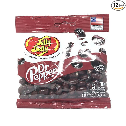 Jelly Belly Dr Pepper® Jelly Beans - 3.5 oz, 12 Count Case - Official, Genuine, Straight from the Source
