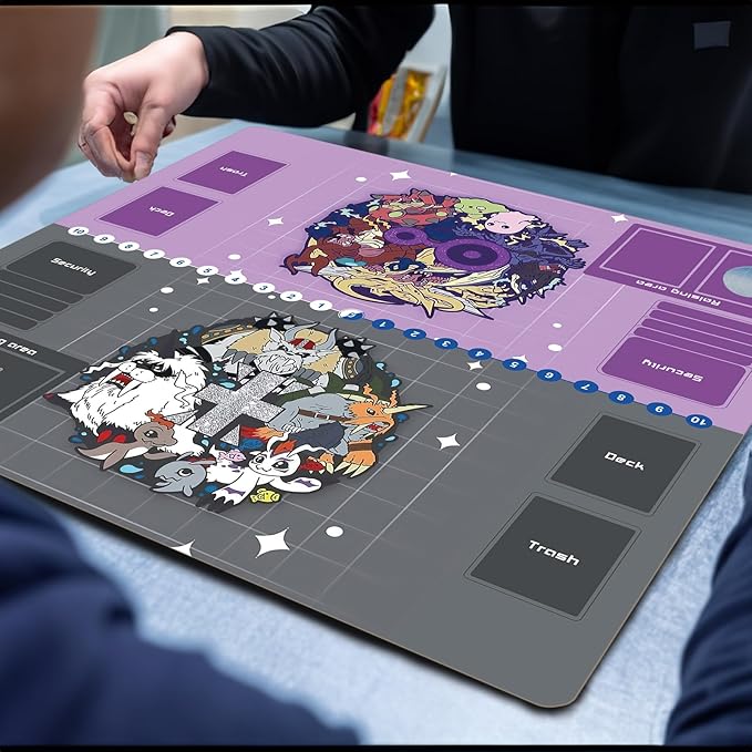 DTCG playmat 2 Player Duel Mat Gaming Competition Pad Mat Card Binder Deck 60 * 60CM 23.6x23.6in