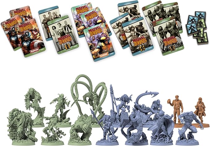 Marvel Zombies: A Zombicide Game - Clash of The Sinister Six - Heroes vs. Villains in a Zombie Apocalypse! Cooperative Strategy Game, Ages 14+, 1-6 Players, 90 Minute Playtime, Made by CMON