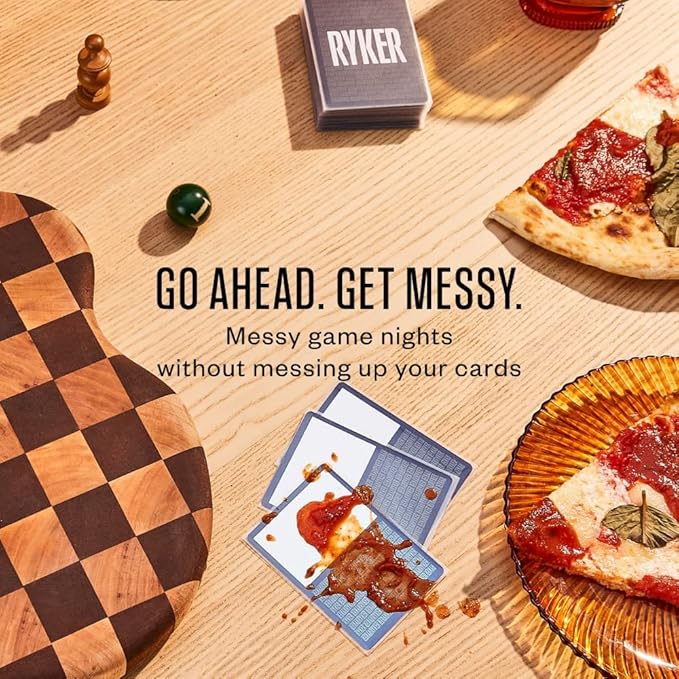 Ryker Sleeves Standard Size Matte Card Sleeves Compatible with Magic The Gathering MTG Trading Cards and Board Games (1 Pack, White)