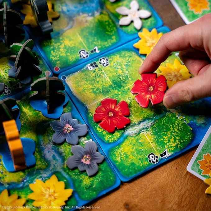 Hutan Board Game, Strategic Tile Placement Game for Families & Adults, Eco-Themed Strategy, Grow Trees, Attract Wildlife, Solo & Multiplayer 1-4 Players, Made by The Op Games