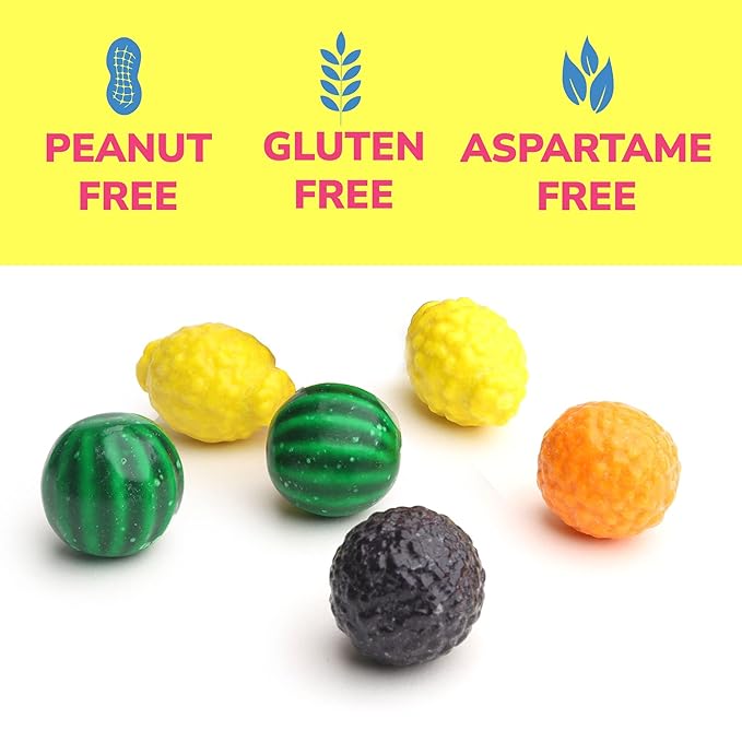 Seedlings Gumballs for Kids - 1.7lb Seedling Original Gum - Fruit Shaped Gumballs - Chewing Bubble Gum for Kid - Colored Gum Balls