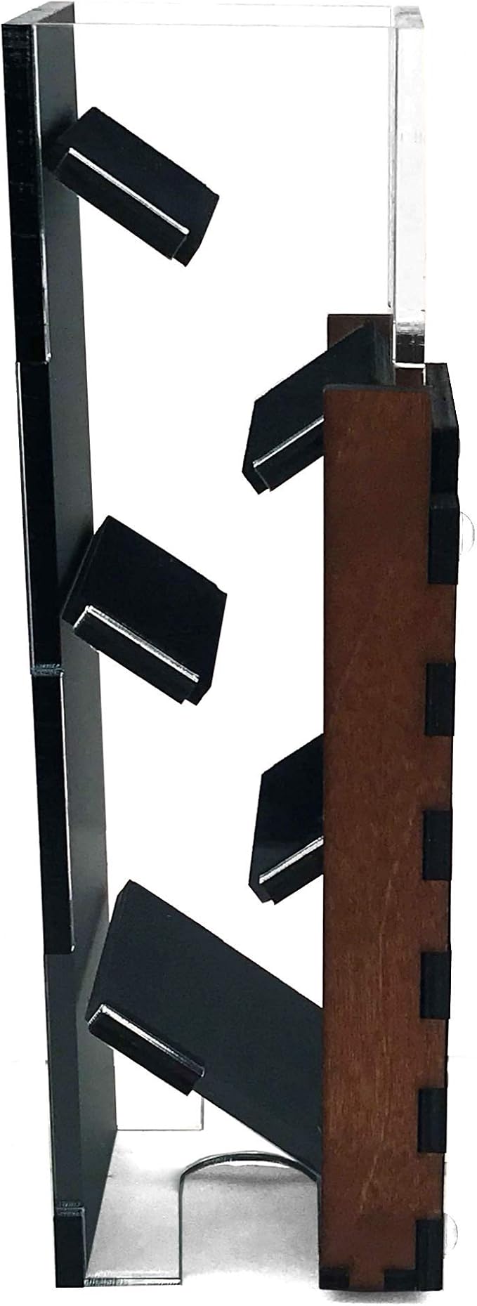 C4Labs Tall Velvet Lined Dice Tower - Softer Sound - Color Options (Tower W/Gunstock Tray)