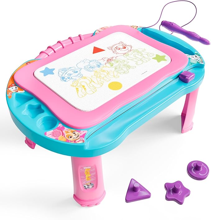 Lollipop Paw Patrol Magnetic Drawing Board - Limitless Creativity with Easy Erasing - Mess-Free Fun, Smart Storage, and Kid-Friendly Design for Creative Adventures - Pink Color