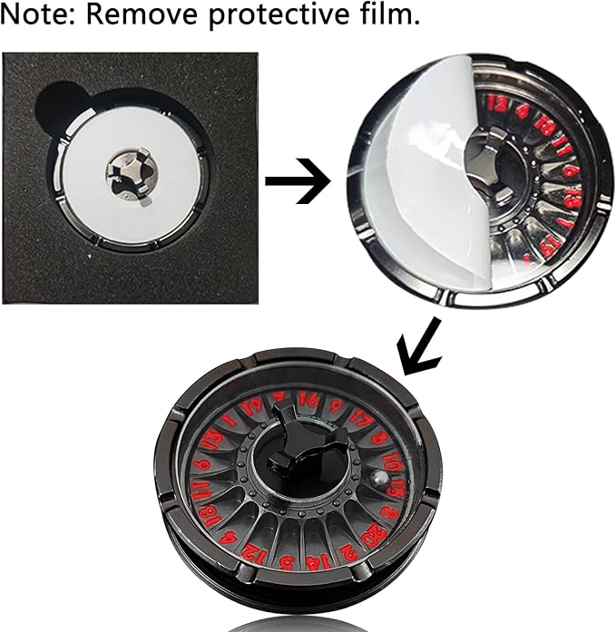 G20 Roulette Dice Spinner for DND Dice Set, 7-in-1 Dragon Metallic D&D Dice with Gift Case for Dungeons and Dragon Game, RPG Role Playing Table Game Gifts (Gold)