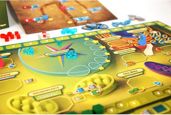 Cellulose: A Plant Cell Biology Game | MENSA Recommended Strategic & Entertaining Game to Learn Photosynthesis, DNA & Biochemistry | Educational STEM Board Game for Families, Students & Teachers