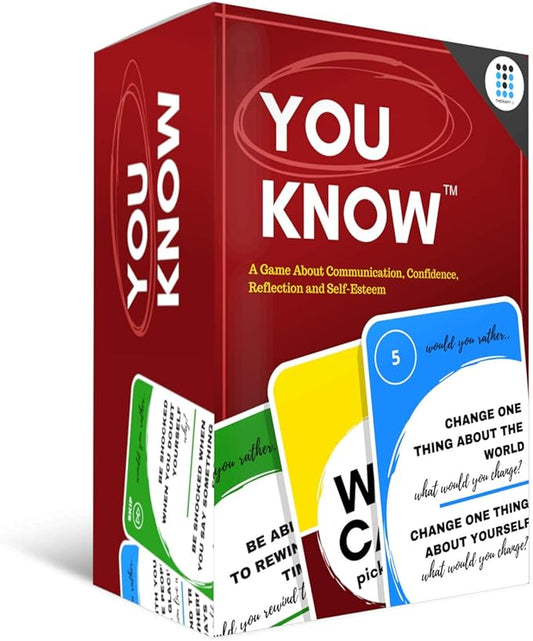 You Know Social Skills Games and Therapy Games, A Fun Game That Opens Communication and Encourages Meaningful Conversations to Establish Relationships