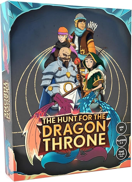 The Hunt for The Dragon Throne - Board Game for Kids Ages 8+, 2 to 4 Players - 45-60 Minutes Playing Time - Interactive Games for Boys and Girls - Fun Board Games for Family Nights & Game Events