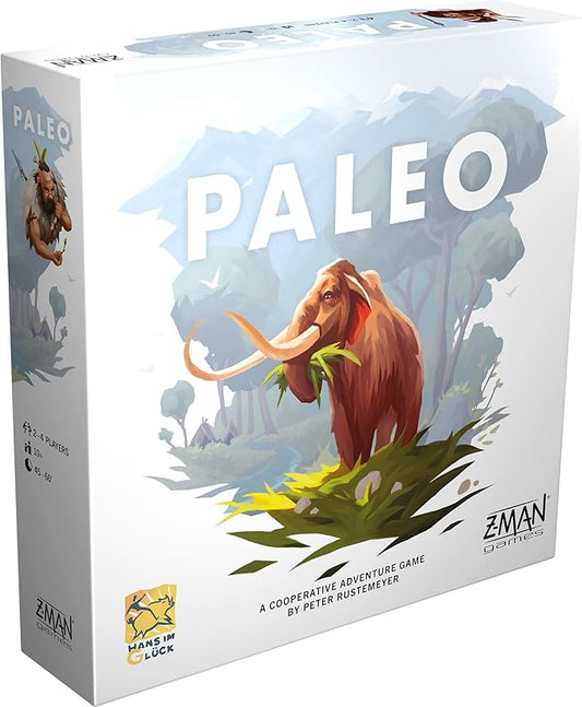 Paleo Board Game - A Cooperative Paleolithic Adventure for Strategy Enthusiasts! Cooperative Game, Fun Family Game for Kids & Adults, Ages 10+, 2-4 Players, 45-60 Minute Playtime, Made by Z-Man Games