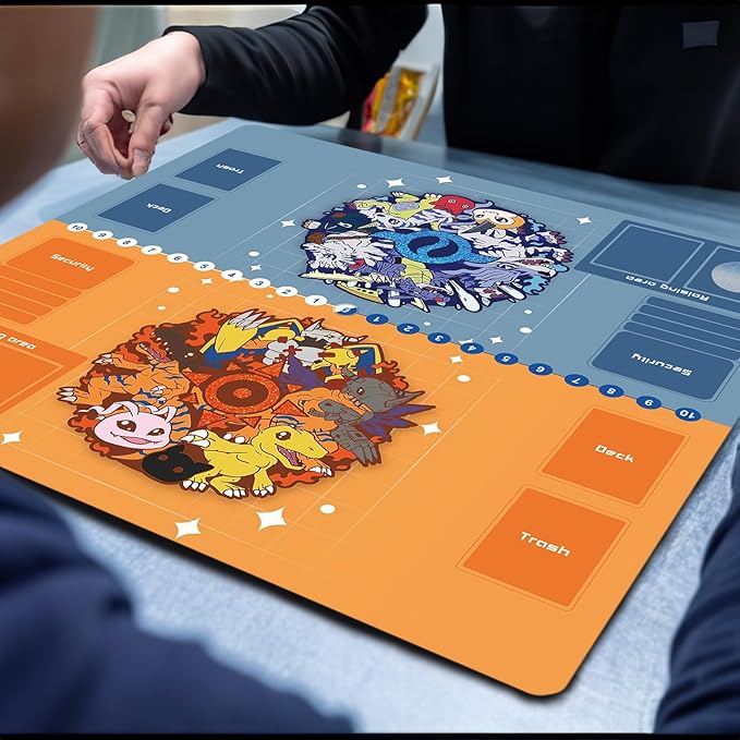 DTCG playmat 2 Player Duel Mat Gaming Competition Pad Mat Card Binder Deck 60 * 60CM 23.6x23.6in