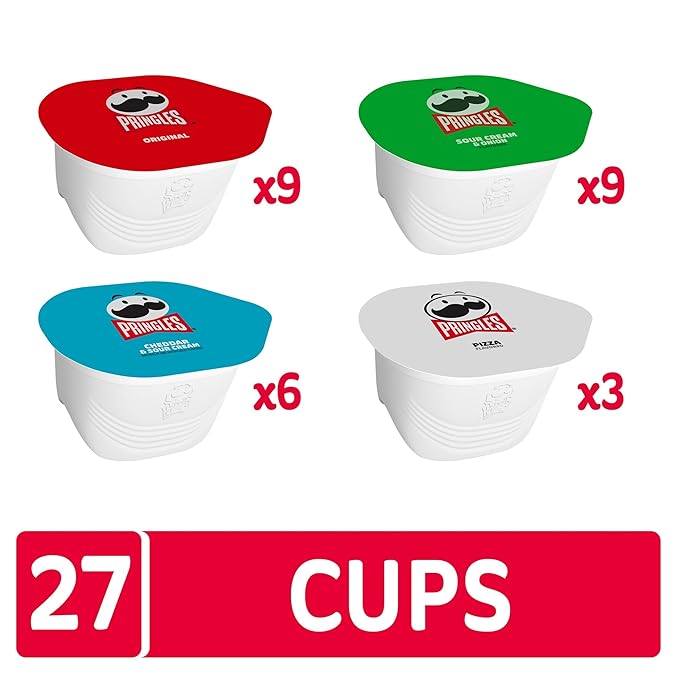 Pringles Crisps Snack Stacks 4 Flavors 19.3oz 1ct