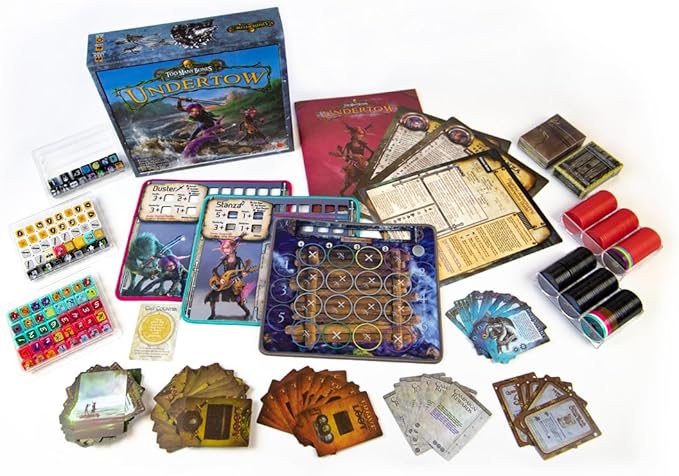 Chip Theory Games Too Many Bones Undertow Standalone Expansion, Dice-Builder Strategic Fantasy RPG Game for ages 14 and Up, 1-4 Players
