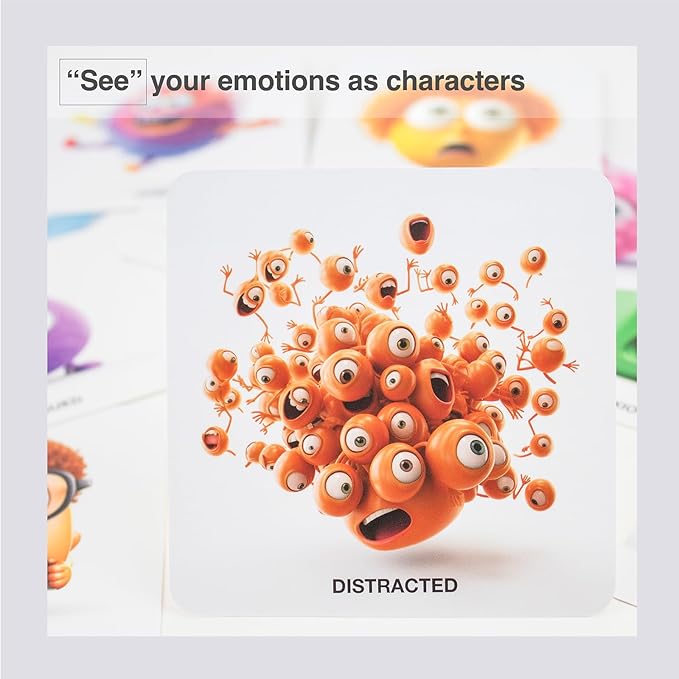 Emotional Intelligence Card Deck – Master Your Emotions with 156 Emotion Cards and 37 Micro-Mindfulness Technique Cards to Enhance Resilience and Thrive