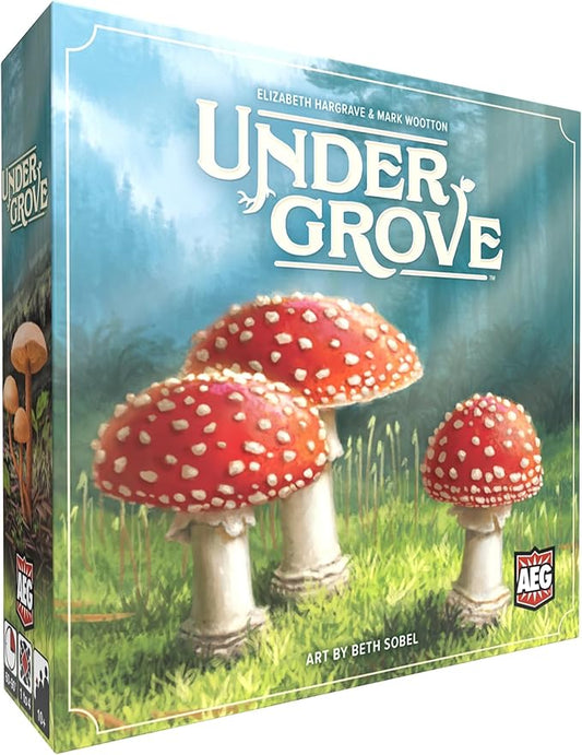 AEG Undergrove | Tile Placement and Pick-up and Deliver Board Game | Trade Nutrients with Fungi to Grow New Trees | 1-4 Players | Ages 10+