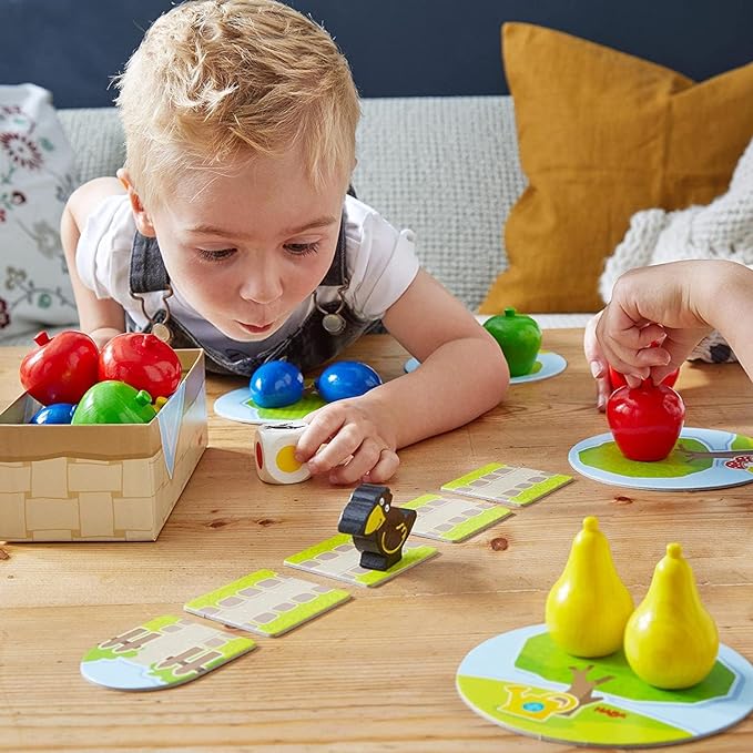 HABA My Very First Games - First Orchard Toddler Game - My First Orchard Game, Cooperative Toddler Board Games for 2 Year Olds - Made in Germany