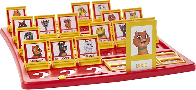 Hasbro Gaming Guess Who? Board Game, with People and Pets Cards, The Original Guessing Game for Kids, Ages 6 and Up (Amazon Exclusive)