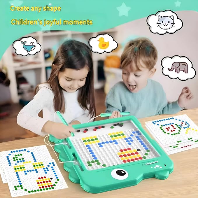 Dinosaur Magnetic Drawing Board, Magnetic Drawing Board for Toddlers, Suitable for Children Aged 3, 4, 5, 6, 7, and 8, Boys and Girls' Enlightenment Education Travel Toys