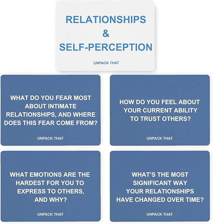 Self-Exploration Deck – 100 Deep Questions for Personal Growth, Mindfulness & Emotional Healing | Self-Discovery Cards & Journal Prompts for Reflection & Authentic Living