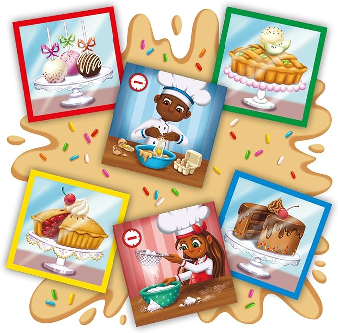 Jumping High Fives My First Bakery Board Game - A Sweet Matching Tile Game for 1-4 Kids Ages 3 and Up, A Fun and Colorful Cooperative Memory Game, Children Learn New Skills Through Hands-On Play