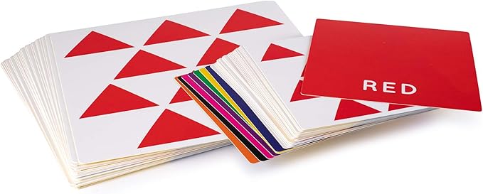 SPARK INNOVATIONS Shapes, Colors, Counting Floor Game, Large Flash Cards and Kids Game, Educational Learning Materials for Children, Matching Cards Toddler Games