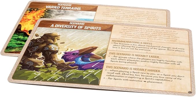 Greater Than Games | Spirit Island: Feather & Flame | Cooperative Strategy Board Game Expansion | 1 to 4 Players | 90+ Minutes | Ages 14+