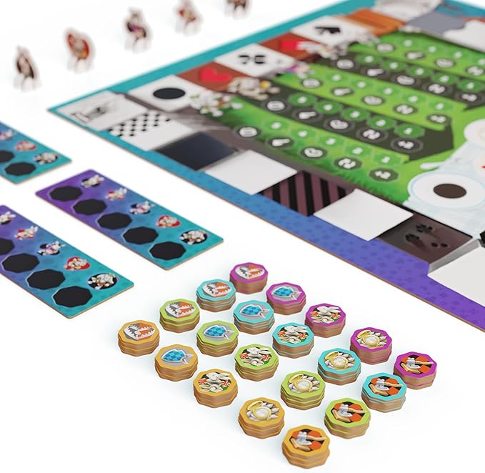 Wonderland Rush | Family Board Game | Board Game for Adults and Children | Adventure Board Game | Ages 8+ | for 2 to 4 Players | Average Playtime 30 Minutes