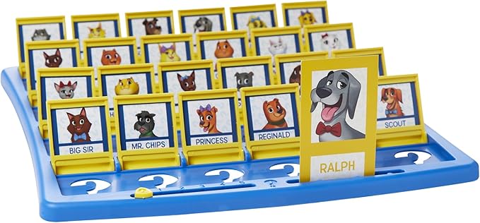 Hasbro Gaming Guess Who? Board Game, with People and Pets Cards, The Original Guessing Game for Kids, Ages 6 and Up (Amazon Exclusive)