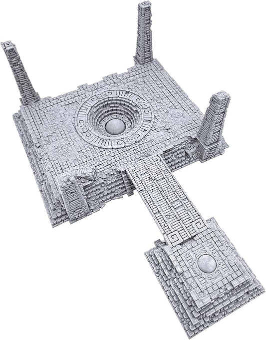 Eden Central Ruin by Printable Scenery, 3D Printed Tabletop RPG Scenery and Wargame Terrain 28mm Miniatures