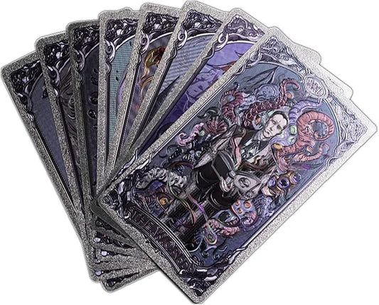 Cthulhu Poker Cards Collection Playing Cards Rare Limited Poker Cards Gift Card Games and Party (Colored Silver foil a Set)