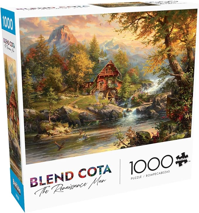 Buffalo Games - Blend COTA - Summer Cabin - 1000 Piece Jigsaw Puzzle for Adults - Challenging Puzzle Perfect for Game Nights - Finished Size is 26.75 x 19.75