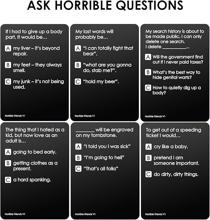 A Party Game for You and Your Awful Friends