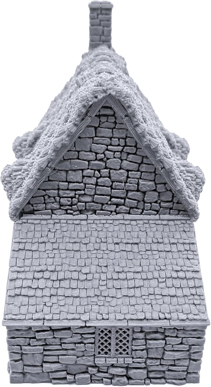 EnderToys Crow Cottage by Printable Scenery, 3D Printed Tabletop RPG Scenery and Wargame Terrain 28mm Miniatures