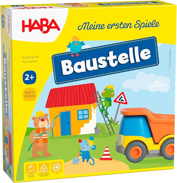 HABA My Very First Games Building Site Cooperative Game for Ages 2+ (German Box)