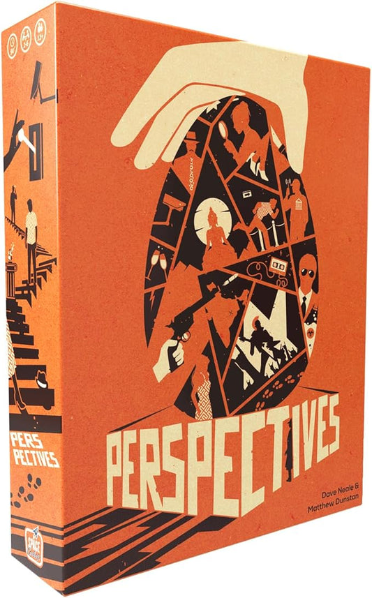 Space Cowboys Perspectives (Orange Box) - Mystery Game, Cooperative Storytelling Game for Kids and Adults, Ages 12+, 2-6 Players, 90 Minute Playtime, Made
