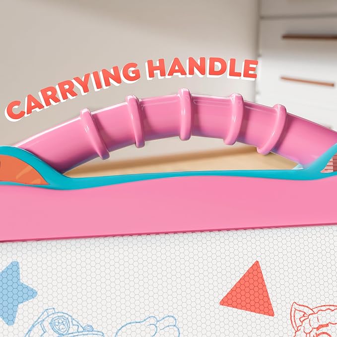 Lollipop Paw Patrol Magnetic Drawing Board - Limitless Creativity with Easy Erasing - Mess-Free Fun, Smart Storage, and Kid-Friendly Design for Creative Adventures - Pink Color