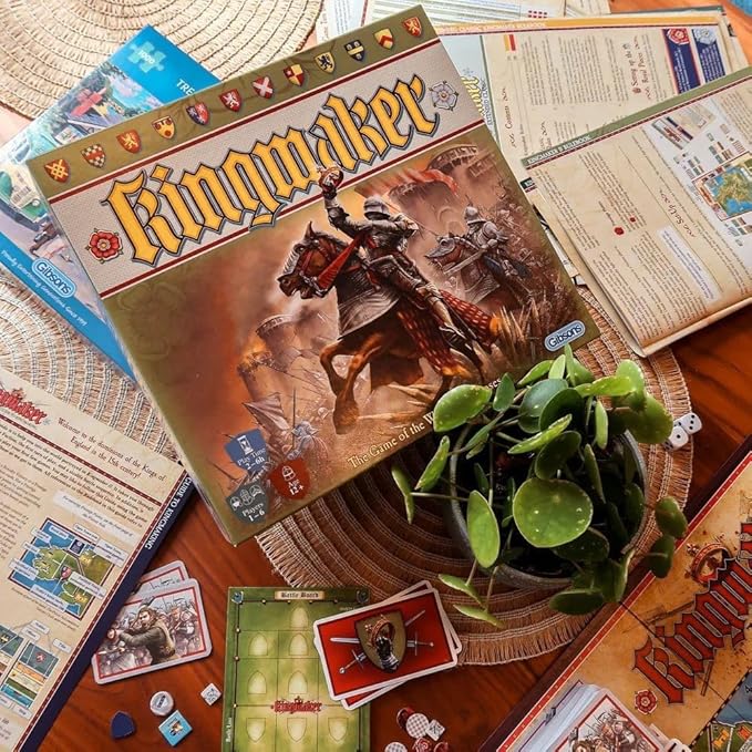 Kingmaker – Board Game by Gibsons Games -1-6 Players – 60-120 Minutes of Gameplay – Games for Game Night – Teens and Adults Ages 14+ - English Version