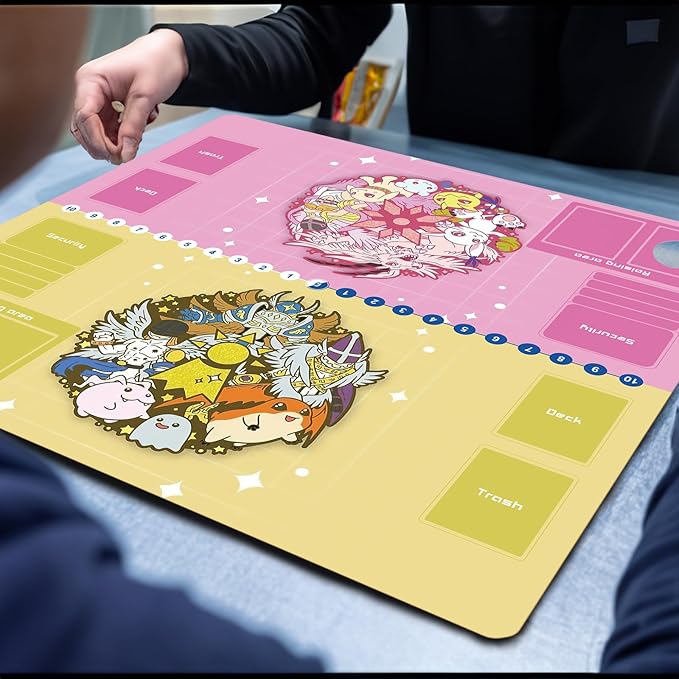 DTCG playmat 2 Player Duel Mat Gaming Competition Pad Mat Card Binder Deck 60 * 60CM 23.6x23.6in