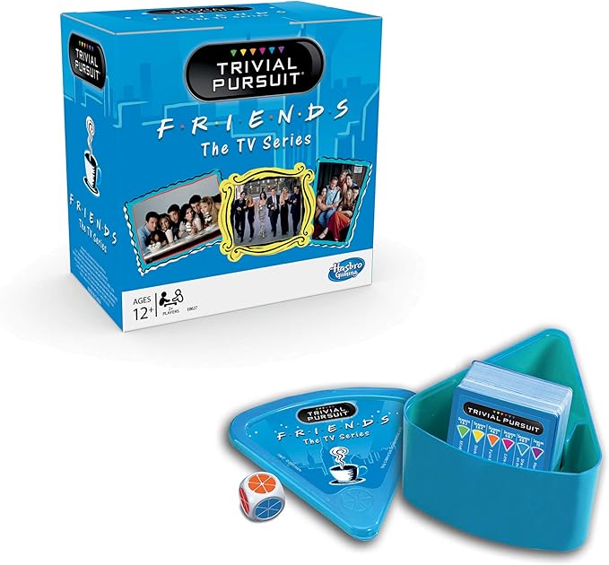 Hasbro Gaming Trivial Pursuit: Friends The TV Series Edition Party Game; 600 Trivia Questions for Tweens and Teens Ages 12 and Up (Amazon Exclusive)
