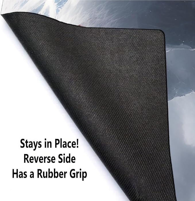 AI Painting TCG Playmat - MTG Trading Card Game Mat, 24x14 Inches Original Playmats, Smooth Surface for Rubber Collection - Dark Swamp Design 413-73