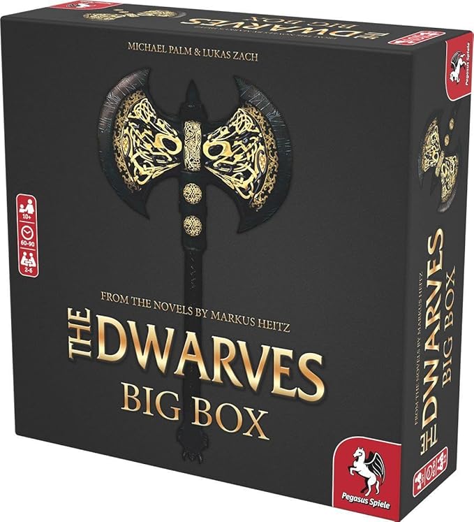 The Dwarves: Big Box - Board Game by Pegasus Spiele 2-6 Players – Board Games for Family – 60-90 Minutes of Gameplay – Games for Family Game Night – Kids and Adults Ages 10+ - English Version